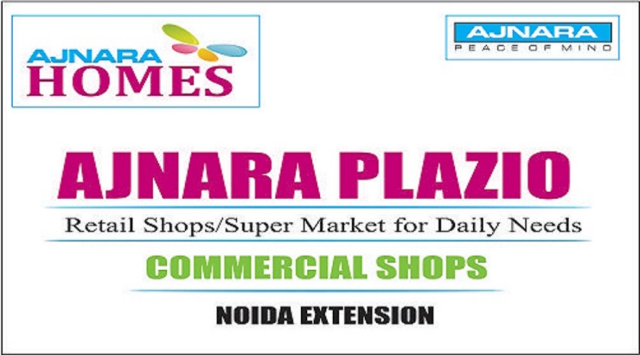 ajnara plazio noida extension commercial shops
