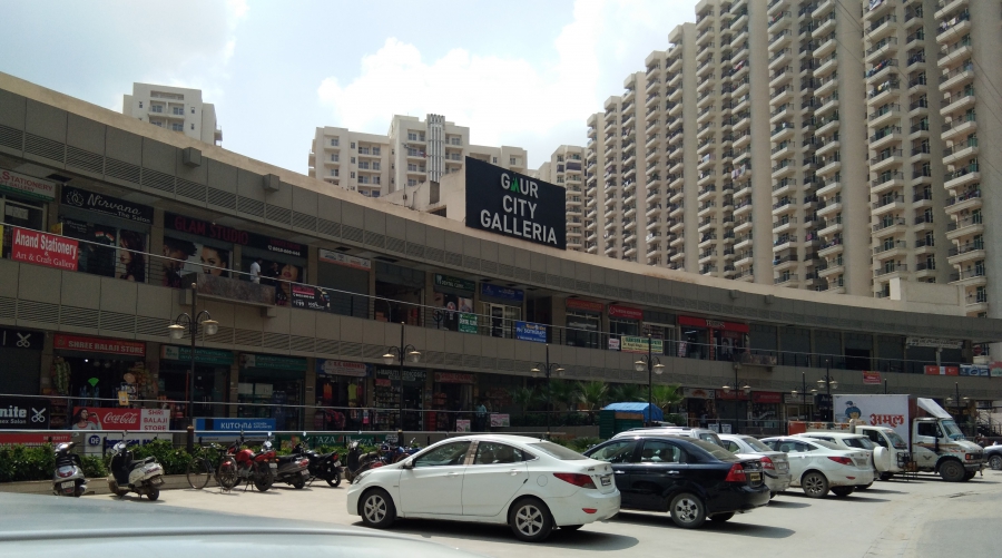gaur city galleria market commercial shops, noida extension