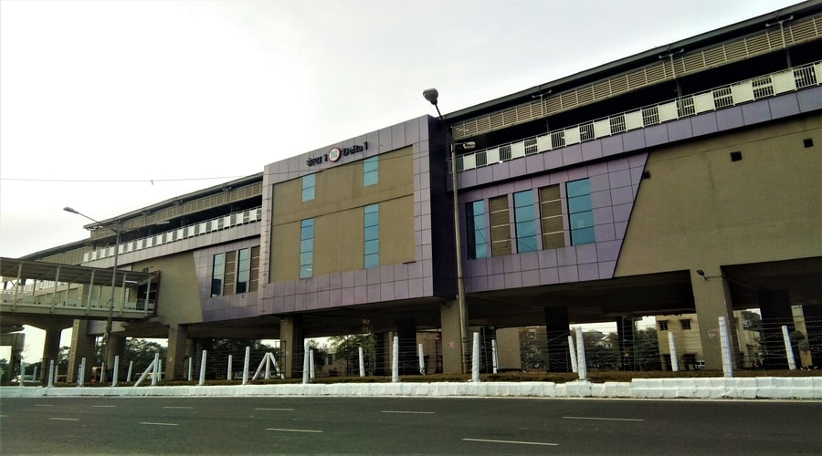 Delta-1 Metro Station Greater Noida