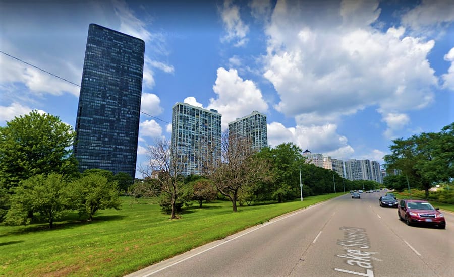 Park Tower condos North Sheridan Road Chicago usa