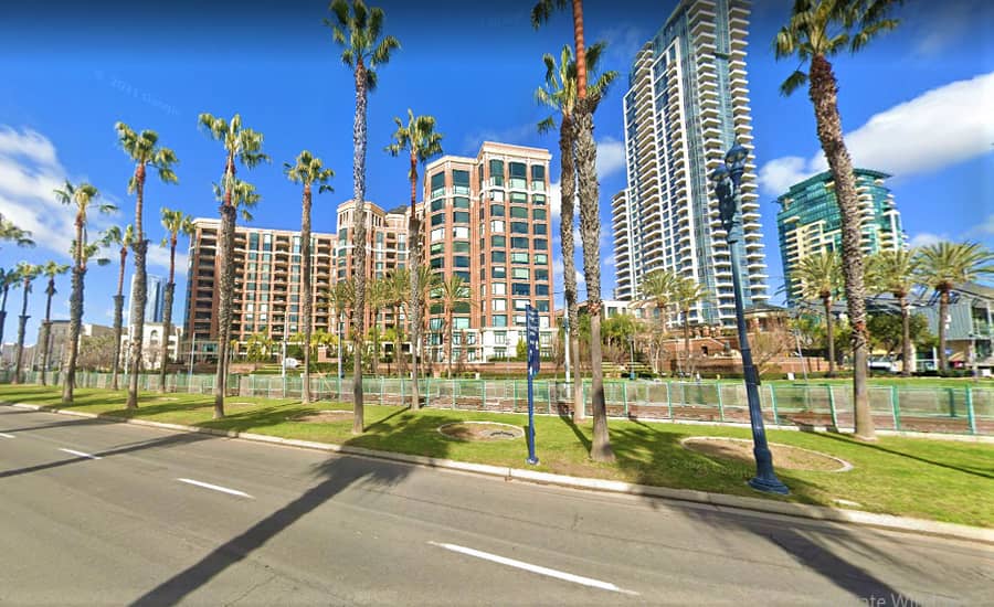 CityFront Terrace condominium complex Marina District San Diego us