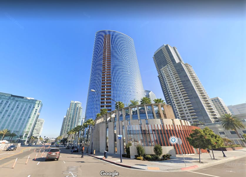 Pacific Gate condos Columbia District san diego usa